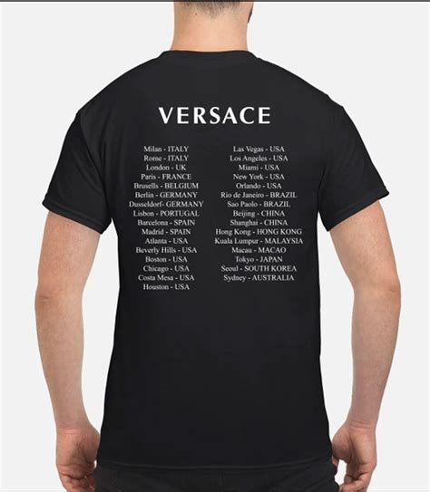 versace chine t shirt|Versace news.